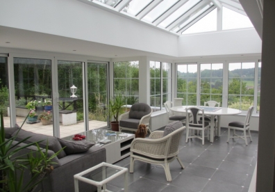 Vue de l'intérieur après travaux.